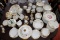 (12) Place Setting Japanese Hand Painted China, Gold Leaf Pattern, plates,