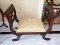 Wooden Framed, Upholstered Bottom, Decorative Bench