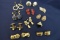 Various Cuff Links, Costume Earrings, etc.