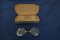 (2) Pair Men's Antique Glasses