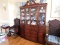 Mahogany, Breakfront China Cabinet, 4 Door, 8 Drawer