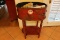 Deorative Oriental Style Painted Table with Bucket