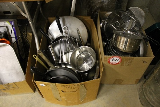 Various Cookware, Frying Pans, Stock Pots, Pots, W/Lids, Bakeware, etc.