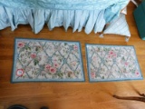 (2) Rugs Floral Pattern 23