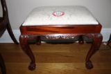 Wooden Upholstered Dressing Bench