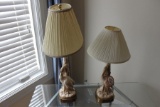 Pair Porcelain Table Lamps