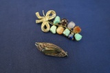 (2) Sterling Silver Brooches