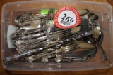 Various Silverplate Flatware, spoons, fork, knives, etc.