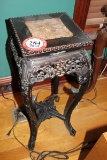 Oriental style Wooden Inlay Plant Stand