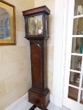 Irish Mahogany Tall Case Clock w/ Brass Face