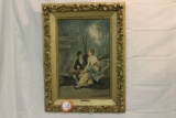 Signed Victorian Painting by VD Birney Framed, 25