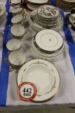 (39) Pieces China, Plates, Cups, Saucers, Bowls, Mikasa, Rosenthal, Noritak