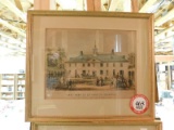 (4) Framed Prints, West View Mount Vernon, Tomb of Washington, (2) Small, (