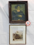 (4) Victorian Style Prints Framed, 14