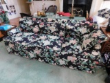 Floral Upholstered Sofa & Arm Chair