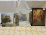 (2) Oil Paintings on Canvas Mounted on Board, by Rosemarie Serrapica