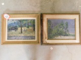 (2) Original Oil Paintings on Board, 22