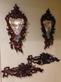 (2) Decorative Wooden  Framed Mirror, 28