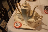 Lenox Tea Set, Tea Pot, Serving Tray,  Creamer, Sugar , (2) Cups and Saucer