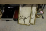 (2) Oriental Boxes, (5) Serving Trays, Trash Cans, etc.