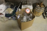 Wine and Beer Making Kit, barrel, (2) glass carboys, hose etc.