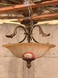 Wrought Iron Ceiling Mount Lamp Fixture