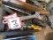 Contents of Box pliers, crescent wrenches, wire cutters etc.