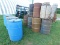(9) 55 Gallon Drums to include