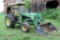 John Deere 2440 tractor, (1) Remote, ROPS, Sunshade John Deere Front Loader