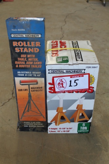 (2) Central Machinery (6) Ton Jack Stands