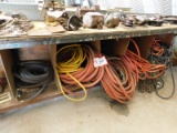 Various air hose, drop cords