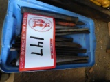 Assorted type and size chisels