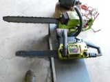 (2) Poulan Chain Saws, (1) 14