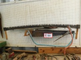 Various Hand Saws, Cross Cut Saws, Buck Saws