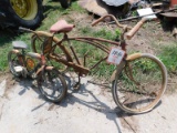 (2) Vintage Bicycles-Western Auto Galaxy Flyer Bicycle, AMF Junior Roadster