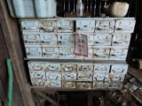 Cabinet contents Fuses, Tractor Parts, Fasteners, Nails, Screws, Bolts, Cha