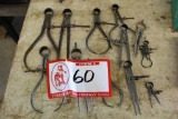 Lot of Assorted Vintage Calipers, Squares, Compasses, Angle Squares Etc.