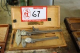 (2) Sets of Dial Calipers 1-(8 