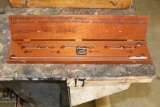 Set of Steel Beam Trammel Scribe Points, Needle Points Etc.