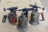 (3) Vintage Blow Torches