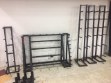 (6) weight and bar racks