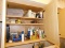 Contents of Cabinets, Various Cleaning Supplies, Spot Remover, Glass Cleane