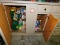 Contents of Lower Cabinets, Weed Killer, Insecticides, Acetone, WD-40, Mira