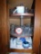 Contents of Cabinet, Lazy Susan, Various Water Glasses, High Balls, Coffee