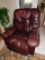 Leather Upholstered Recliner