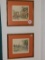 (2) Framed Paris Prints Signed Atrbeelote, 'Paris Les Champs Elysees' and '