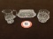 (3) Waterford Crystal Pieces, Creamer, Sugar, Butter Dish