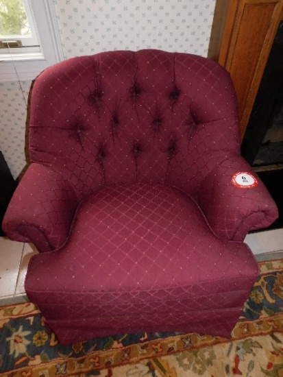 Upholstered Swivel Rocker