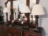 (3) Decorative Table Lamps, Candelabra, Etc.