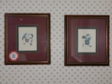 (4) Framed Prints, 16